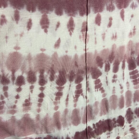 Green Tea Size Medium Pink White Tie Dye High Low Tee Soft Casual Oversized Boho - Picture 5 of 6